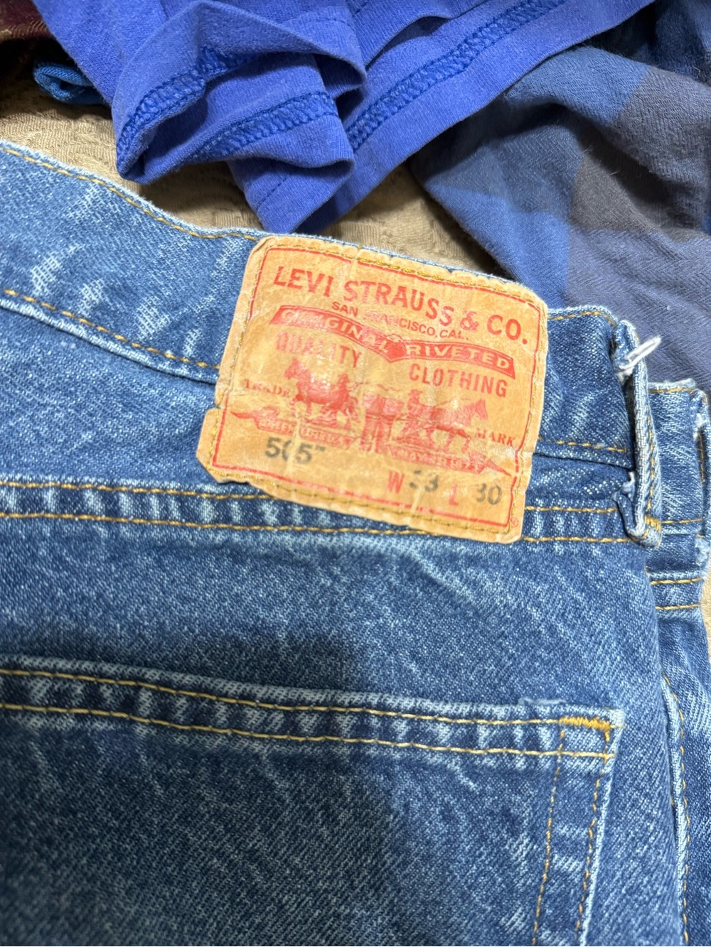 Men’s Levi’s 505 33x30 Lot of 5 Denim Jeans - Picture 6 of 6